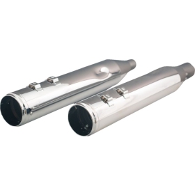KHROME WERKS 4-1/2" HP-Plus® Slip-On Mufflers with Race Tip Harley Davidson FLHR / FLHRCI / FLHT / FLHTCU / FLHTK / FLHX / FLTRI / FLTRX 1340-1868 95-16