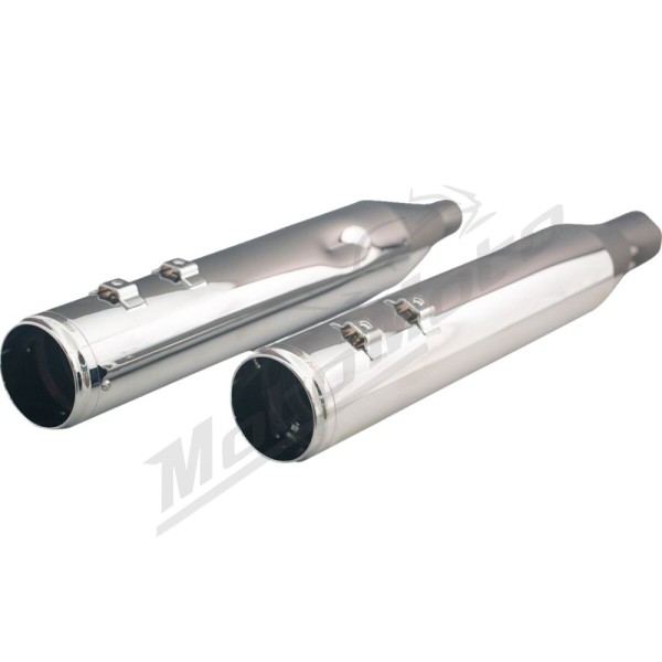 KHROME WERKS 4-1/2" HP-Plus® Slip-On Mufflers with Race Tip Harley Davidson FLHR / FLHRCI / FLHT / FLHTCU / FLHTK / FLHX / FLTRI / FLTRX 1340-1868 95-16
