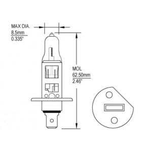 Light bulb H1 P14.5S 12V/55W