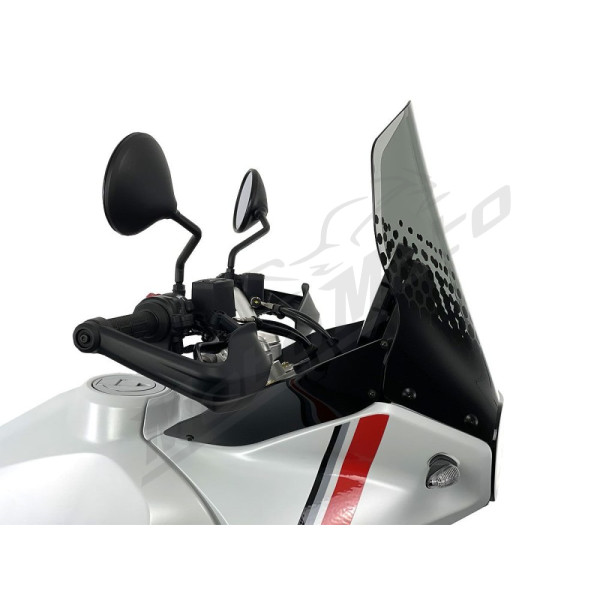 WRS DU023F CAPONORD Windscreen Smoke Ducati Desert X 950 ABS 22-24