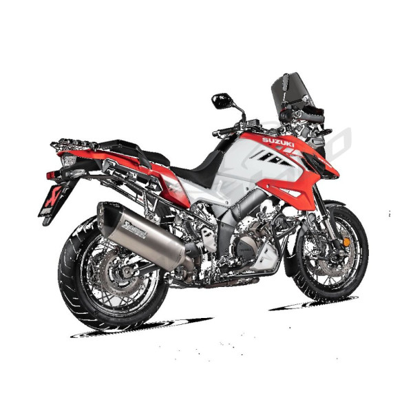 AKRAPOVIC Slip-AKRAPOVIC Slip-On Line Muffler Carbon Fiber / Ttitanium Suzuki DL 1000-1050 14-25