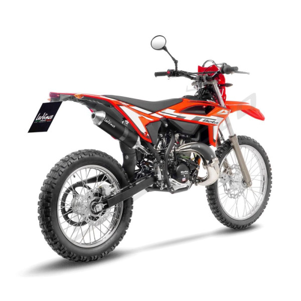 LEOVINCE X-FIGHT Black Edition Slip-On Stainless Steel Muffler Beta RR 50 23-24