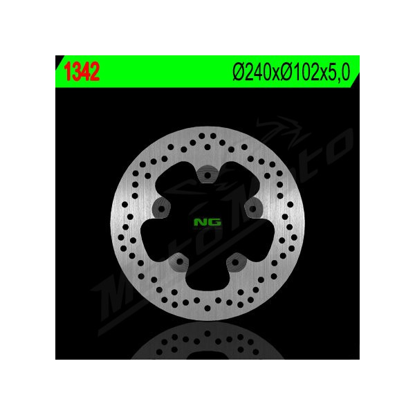 NG BRAKES Rear Fixed Brake Disc 240mm Aprilia / Piaggio 125-1200cc 05-20