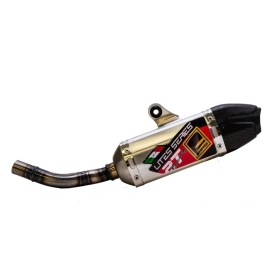 FRESCO Carby Muffler Aluminium / Carbon End Cap TM Racing EN, MX, SMR 125cc 06-21