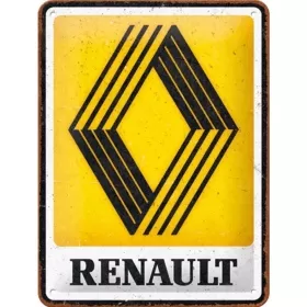 Metal tin sign RENAULT LOGO 15x20