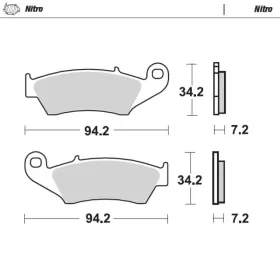 Moto-Master stabdžių kaladėlės APRILIA / BETA / GAS GAS / HONDA / KAWASAKI / SUZUKI / YAMAHA 125-650cc 93-22
