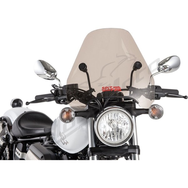 SLIPSTREAMER S-06 Spitfire Sport Shield 15" Smoke Ducati / Harley Davidson / Honda / Indian / Kawasaki / Suzuki / Triumph / Victory / Yamaha 250-1900cc 68-25