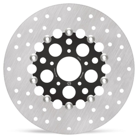 MOTO-MASTER Halo Front Floating Brake Disc Harley Davidson FLD / FXDB / FXDC / FXDL / FXDWG 1450/1690 06-17  