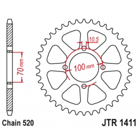 Rear sprocket JTR1411