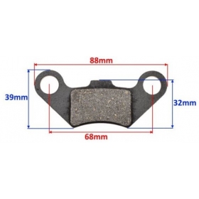 Brake pads MaxTuned RL-8010 ATV 110-125cc