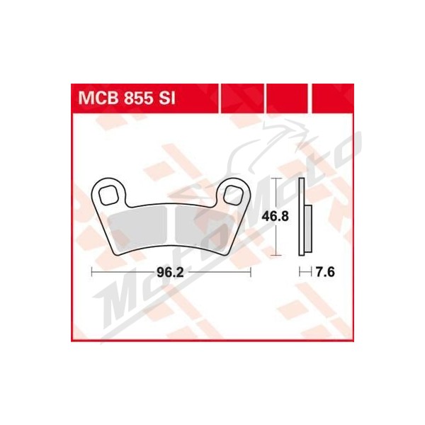 TRW SI Series Sindered Off-Road Brake Pads Polaris Scrambler / Sportsman 400-1000cc 09-24