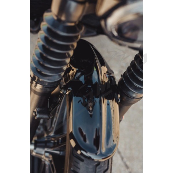 CULT WERK Priekinis sparnas juodas Old School Harley Davidson RH 975cc 2022-2025