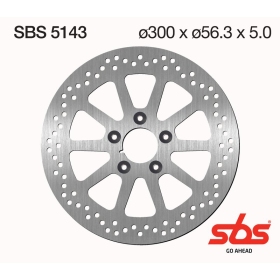 Sbs priekinis / galinis stabdžių diskas 5143 Standartinis HARLEY-DAVIDSON