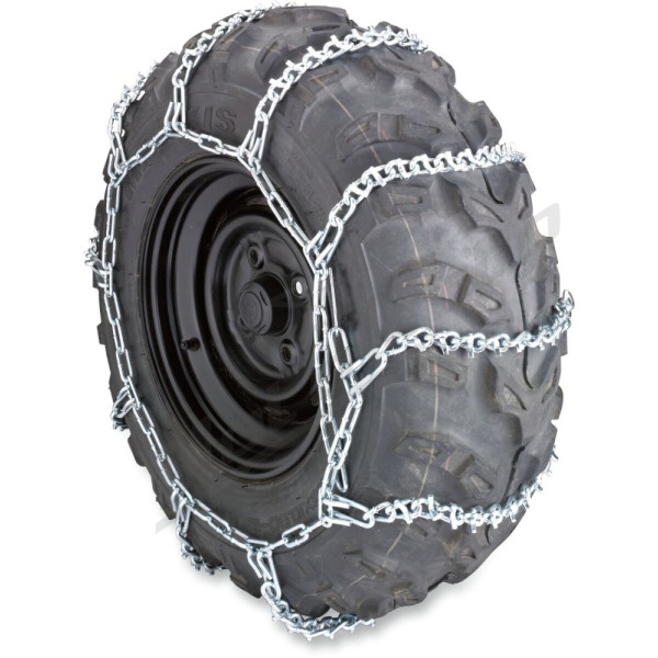 MOOSE OFFROAD V-Bar Ratų sniego grandinės 2vnt. Arctic Cat / Honda / Kawasaki / Polaris / Yamaha 200-500cc 83-05