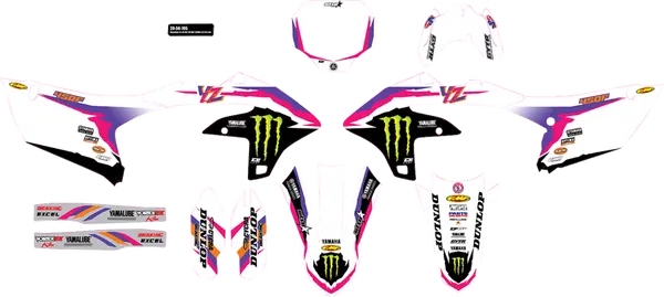 D'COR VISUALS Complete Graphics Kit Yamaha YZ 450cc 23-25