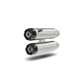 ZARD Overlapped Slip-Ons Muffles Harley Davidson FXBB / FXBBS / FXST / FXLRST 1750-1923cc 18-24