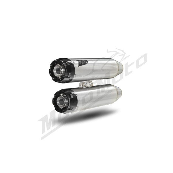ZARD Overlapped Slip-Ons Muffles Harley Davidson FXBB / FXBBS / FXST / FXLRST 1750-1923cc 18-24