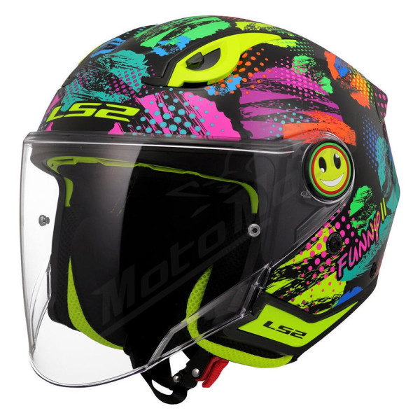 Open Kids Helmet LS2 OF622 FUNNY 2 JOY