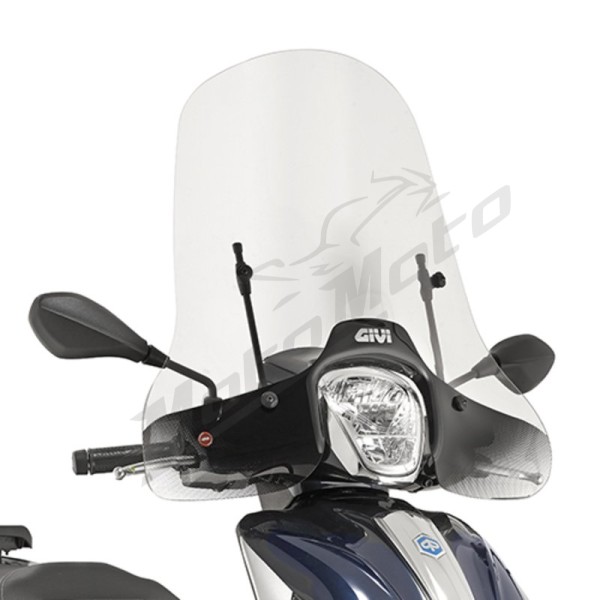 GIVI priekinis stiklas Piaggio Medley 125-150cc 16-19