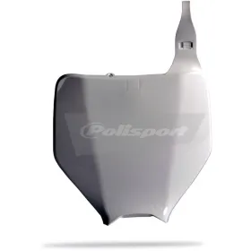 Polisport numberplate Kawasaki KX/ Suzuki RMZ 125/450cc 03-08 White