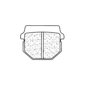 CL BRAKES 2469X59 Off-Road Sintered Metal Brake pads SUZUKI RM 80 80-04