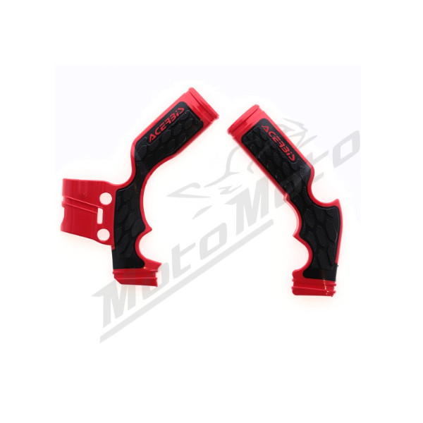 Acerbis X-Grip Frame Guards KTM / GasGas / Husqvarna 65cc 14-23 Red/Black