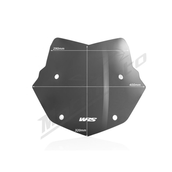 WRS BM026FS ENDURO Priekinis stiklas Tamsintas 75% BMW R1200GS / R1250GS 13-24