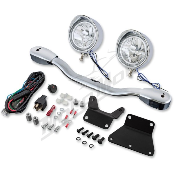 SHOW CHROME LED Elliptical Driving Light Kit YAMAHA XVS 950 09-17
