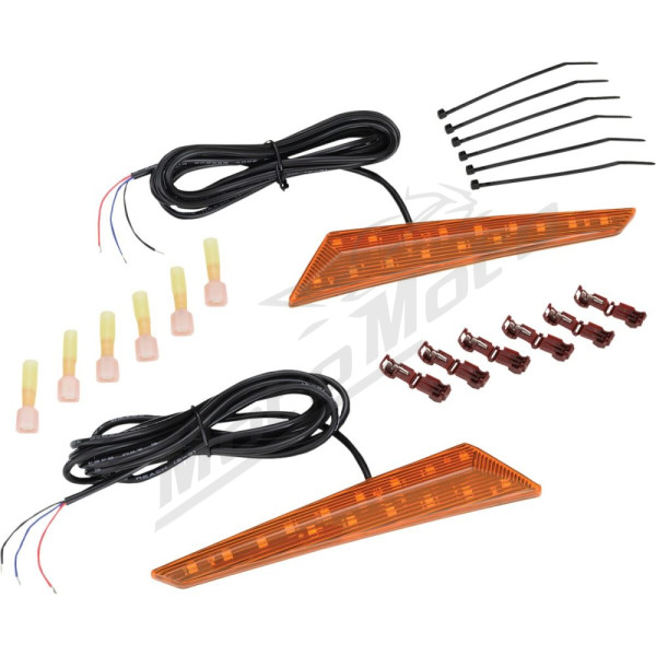 SHOW CHROME LED Mirror Turn Signals Can Am Spyder 1330 19-22
