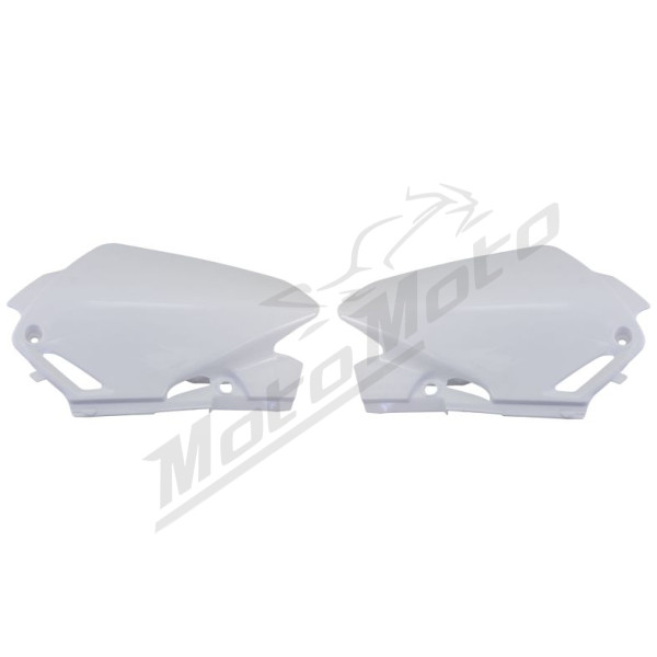 Side covers white CEMOTO HONDA CR 85cc 2003-2007