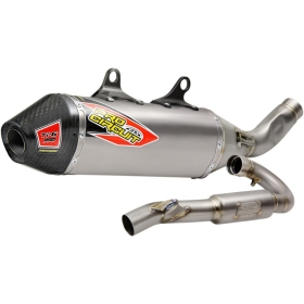PRO CIRCUIT Ti-6 Pro Exhaust System Titanium/Carbon Fiber Husqvarna FC / KTM SX-F 350 19-22