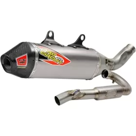 PRO CIRCUIT Ti-6 Pro Exhaust System Titanium/Carbon Fiber Husqvarna FC / KTM SX-F 350 19-22