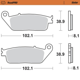 Moto-Master Brakepads Cagiva / Honda / Kawasaki / Kymco / Suzuki / Triumph / Yamaha 125-1500 86-21