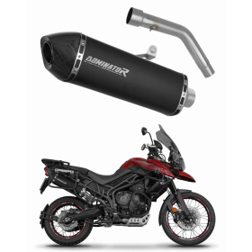 Triumph Tiger 800 XCA 2018-2020 Dominator Exhaust Silencer Muffler HP7 BLACK + dB killer