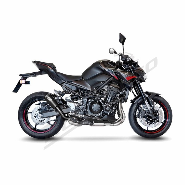 LEOVINCE LV-10 Full Black Slip-On Muffler KAWASAKI Z 900 21-24