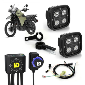 DENALI DialDim D4 Additional light kit Kawasaki KLR 650 2022