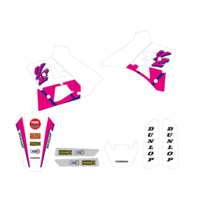 TECNOSEL Sėdynės užvalkalas ir lipdukų kompl. Yamaha YZ 250 91-92