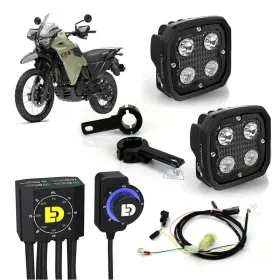 DENALI DialDim D4 Papildomų žibintų kompl. Kawasaki KLR 650 2022