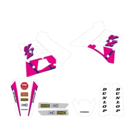 TECNOSEL Seat cover and sticker set Yamaha YZ 250 91-92