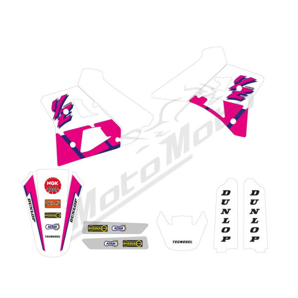 TECNOSEL Sėdynės užvalkalas ir lipdukų kompl. Yamaha YZ 250 91-92