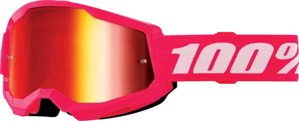 Vaikiški krosiniai 100% Strata 2 Junior akiniai (Veidrodinis stikliukas)