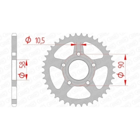 AFAM Steel Standard Rear Sprocket 520