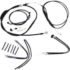 BURLY BRAND Ape Hangers handlebars Cables / Lines Extension Kit Harley Davidson XL 883-1200cc 2014-2022