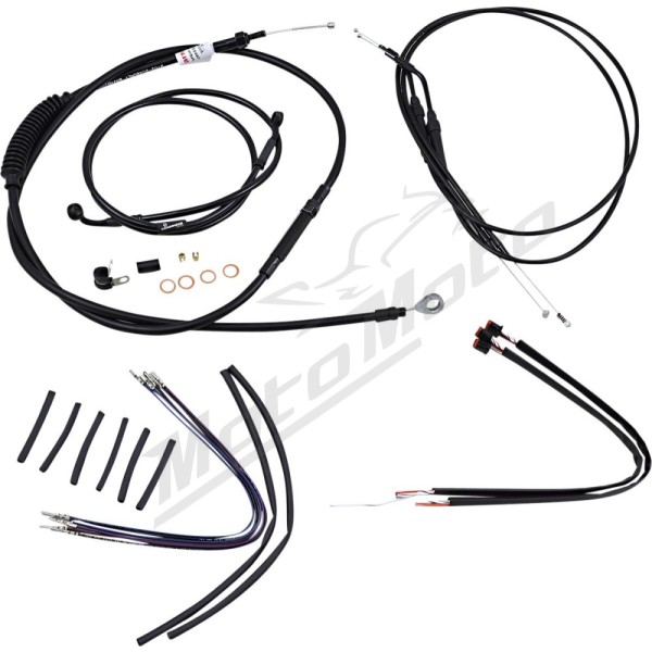 BURLY BRAND Ape Hangers handlebars Cables / Lines Extension Kit Harley Davidson XL 883-1200cc 2014-2022