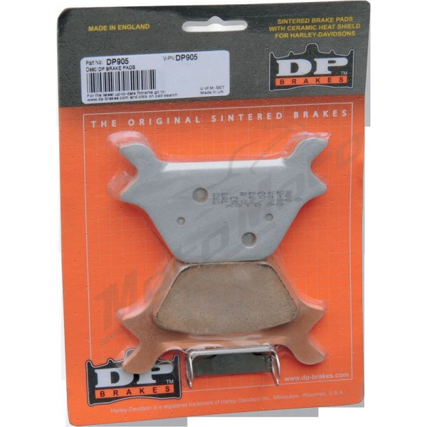 DP BRAKES Sintered Metal Harley/Buell Brake Pads Harley Davidson FLST / FLSTC / FLSTF / FLSTN / FLSTS / FXD / FXDB 883-1340cc 86-03