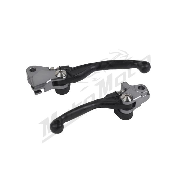 Polisport Clutch and brake lever set Kawasaki KX 250-450 05-15