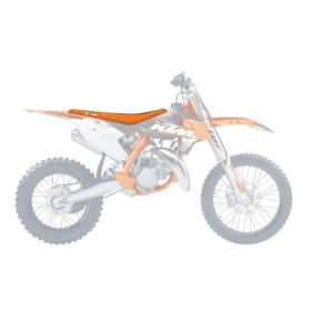BLACKBIRD Double Grip 3 Seat Cover Orange/Black KTM SX85 2018-2024