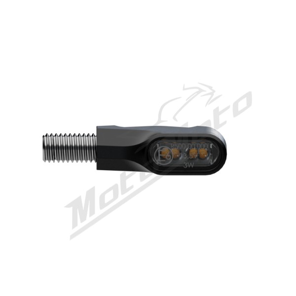HIGHSIDER pro Ventura-X LED Indicator Black/Smoke E-Approved (Pair) Aprilia / BMW / Honda / Kawasaki / KTM / Suzuki / Triumph / Yamaha 125-1300cc 77-25