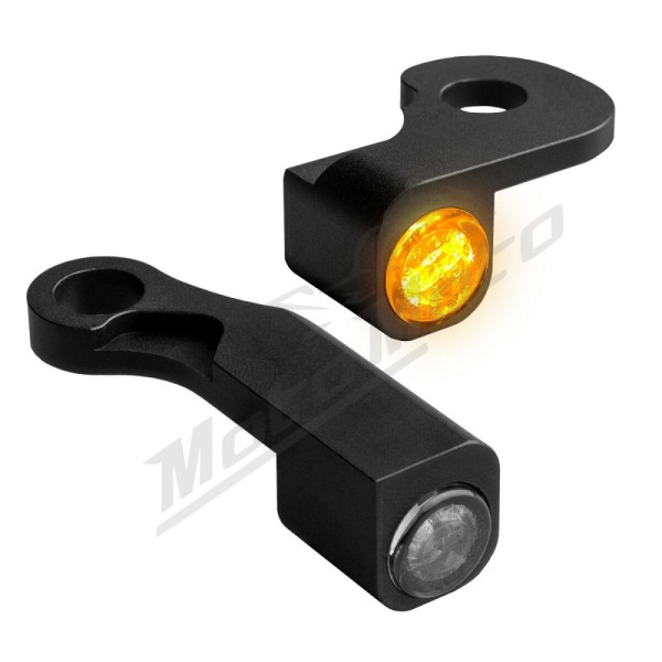 HEINZ BIKES NANO Series Handlebar Turn Signals Harley Davidson FLS / FLSTC / FLSTF / FXST / FLSTN 1690 15-17