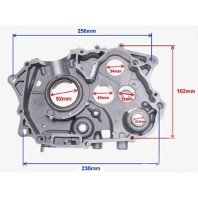 Engine crankcase RH ROMET ZETKA